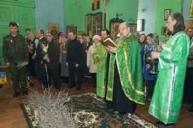 Православные верующие отметили Вербное воскресенье