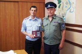 Начальнику ОВД Красноуфимска вручили медаль «440 лет Оренбургскому казачьему войску»